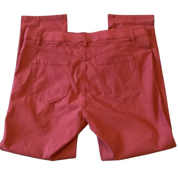 Simply Emma Stretch Pants Plus Sz 18W Burgundy Red #94M - Picture 4 of 7